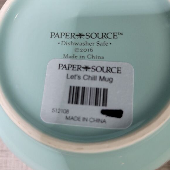 Paper Source 2016 Let's Chill Walrus Mug - Picture 7 of 7